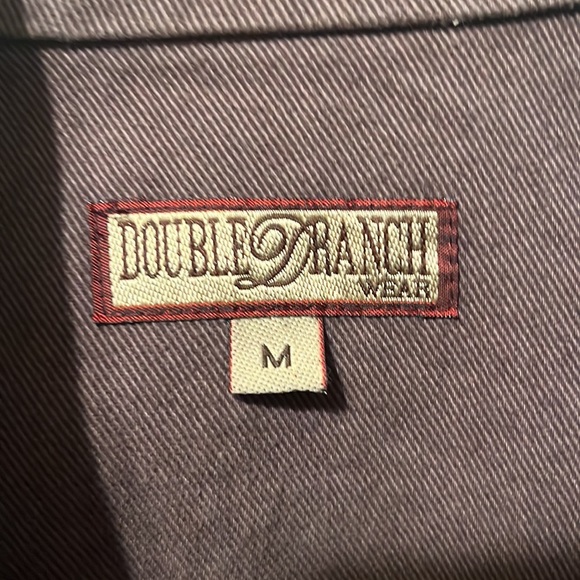 PERFECT Double D Ranch Western Fringe Jacket Brown Denim Beaded Suede Fringe - Picture 2 of 6